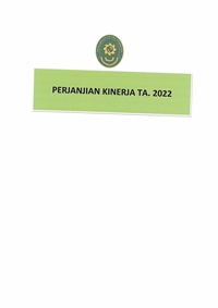 Sampul Perjanjian Kinerja PK Tahun 2022 001